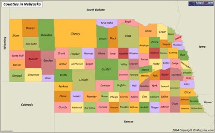 What county is 28 in Nebraska?