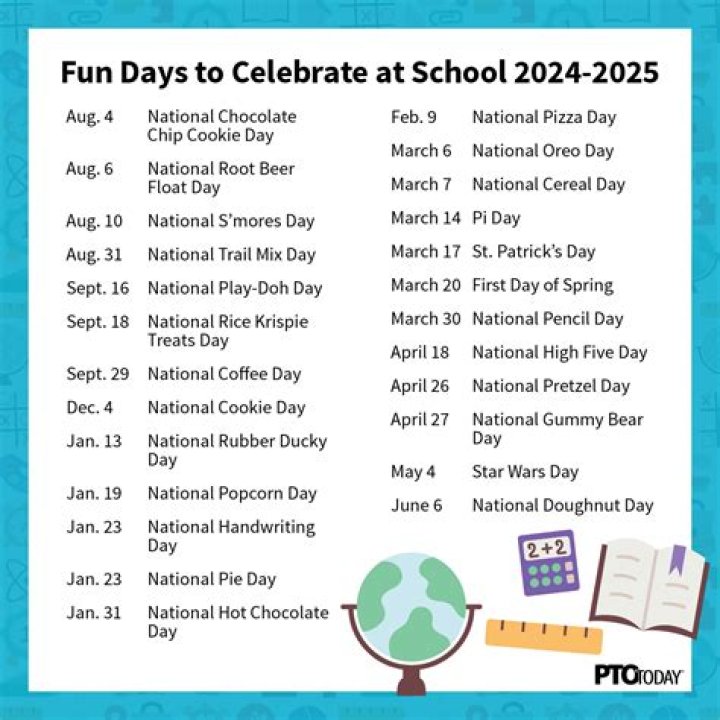 What days are the school holidays?