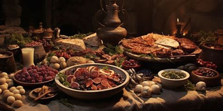 What did medieval people mostly eat?