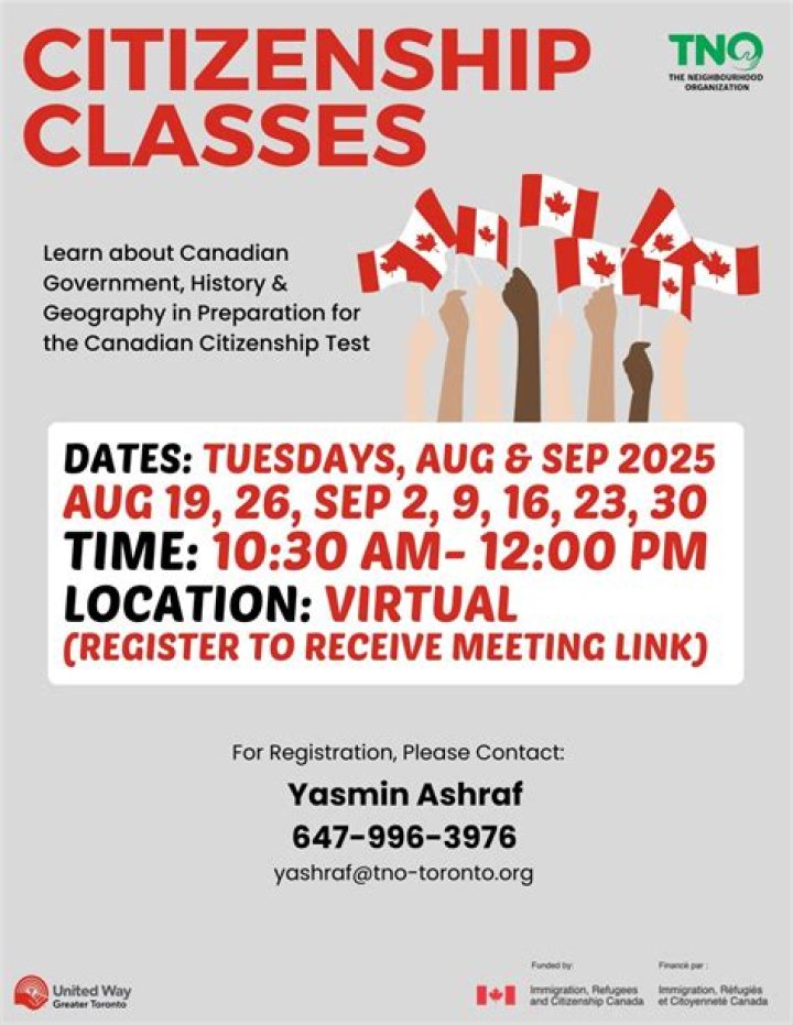 What do citizenship classes teach?