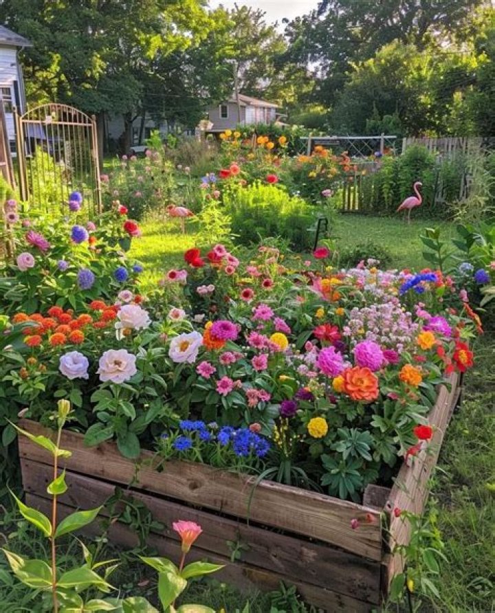 What do you put in a small flower garden?