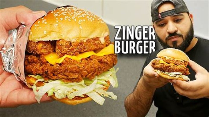 What does a zinger burger taste like?