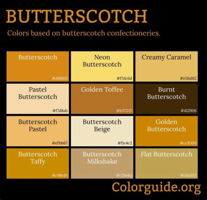 What does butterscotch mean in slang?