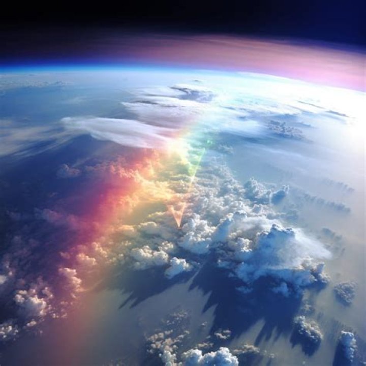 What does it mean when you see a rainbow cloud?