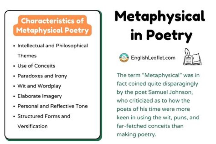 What does metaphysical conceit mean in poetry?