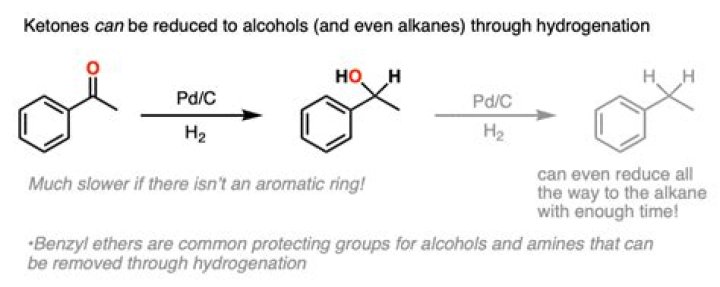 What does Pd C do in a reaction?
