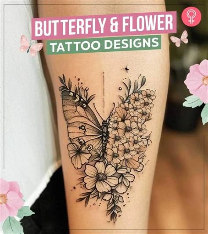 What does Rose and butterfly tattoo mean?