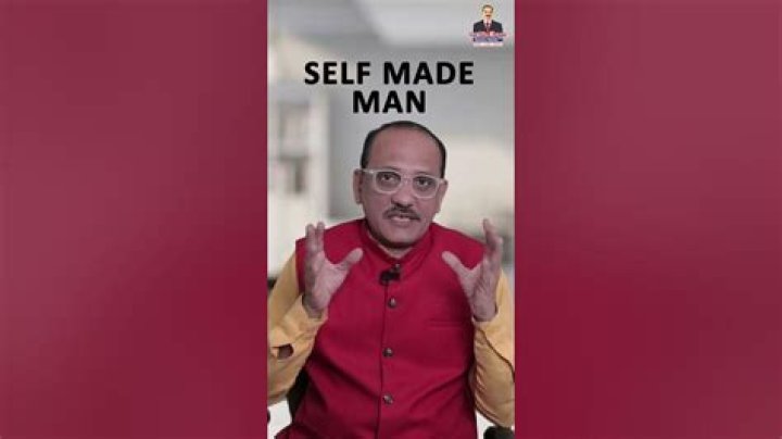 What does self-made man mean?