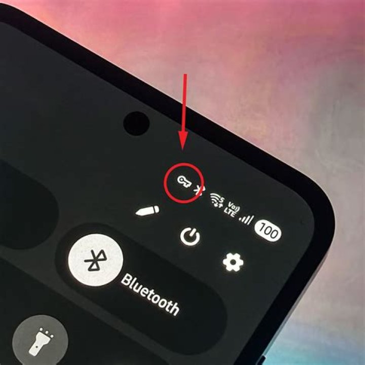 What does the key symbol mean in Messenger?