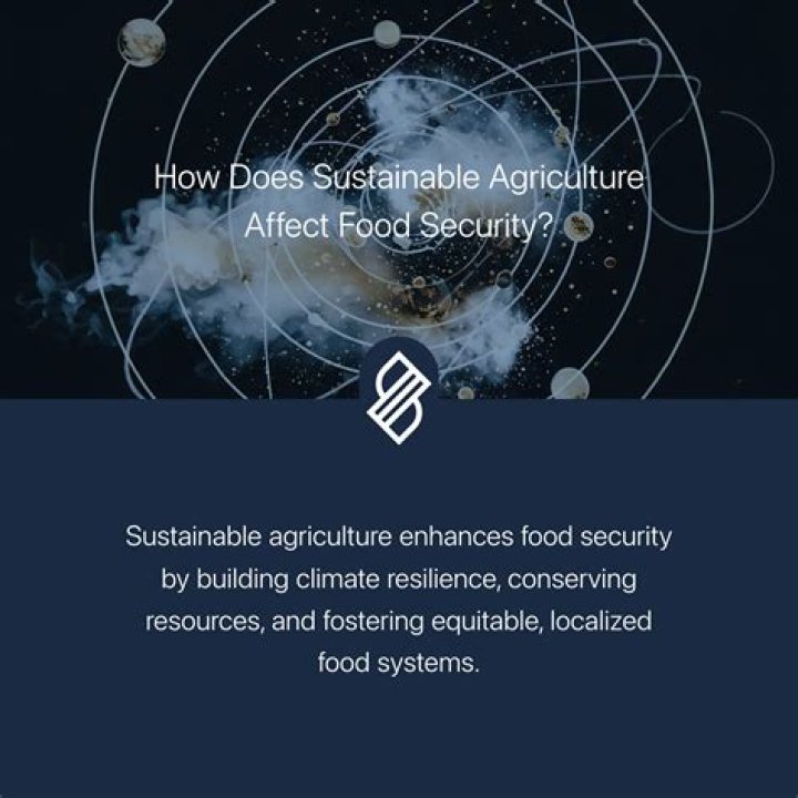 What does the term sustainable food mean?