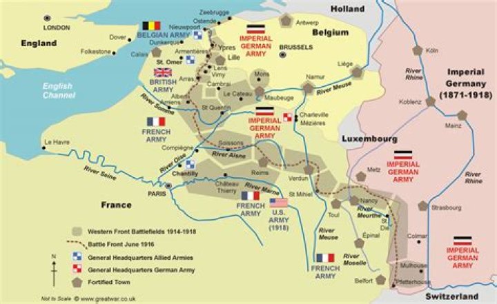 What happened in Belgium during ww1?