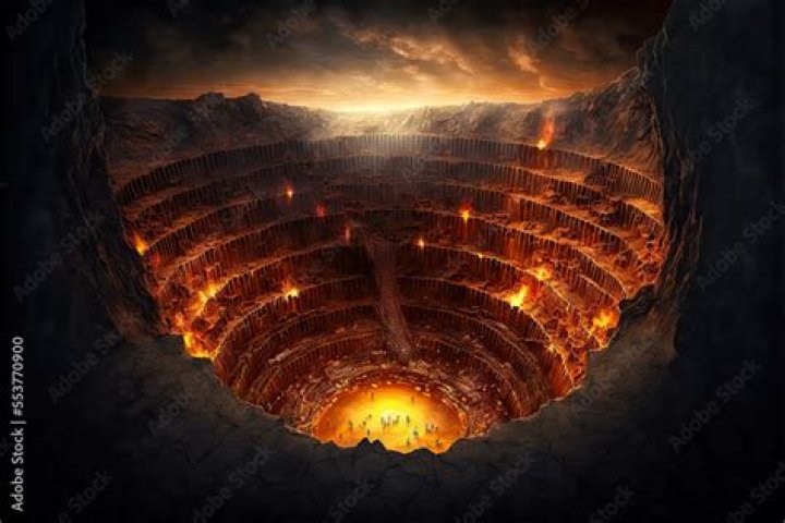 What happens in the 8th level of Hell?