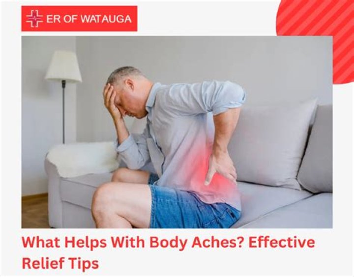 What helps with body aches after drinking?
