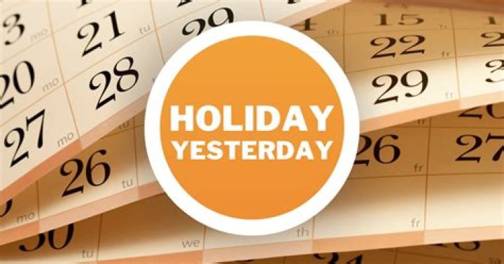 What holiday is on October 5th?