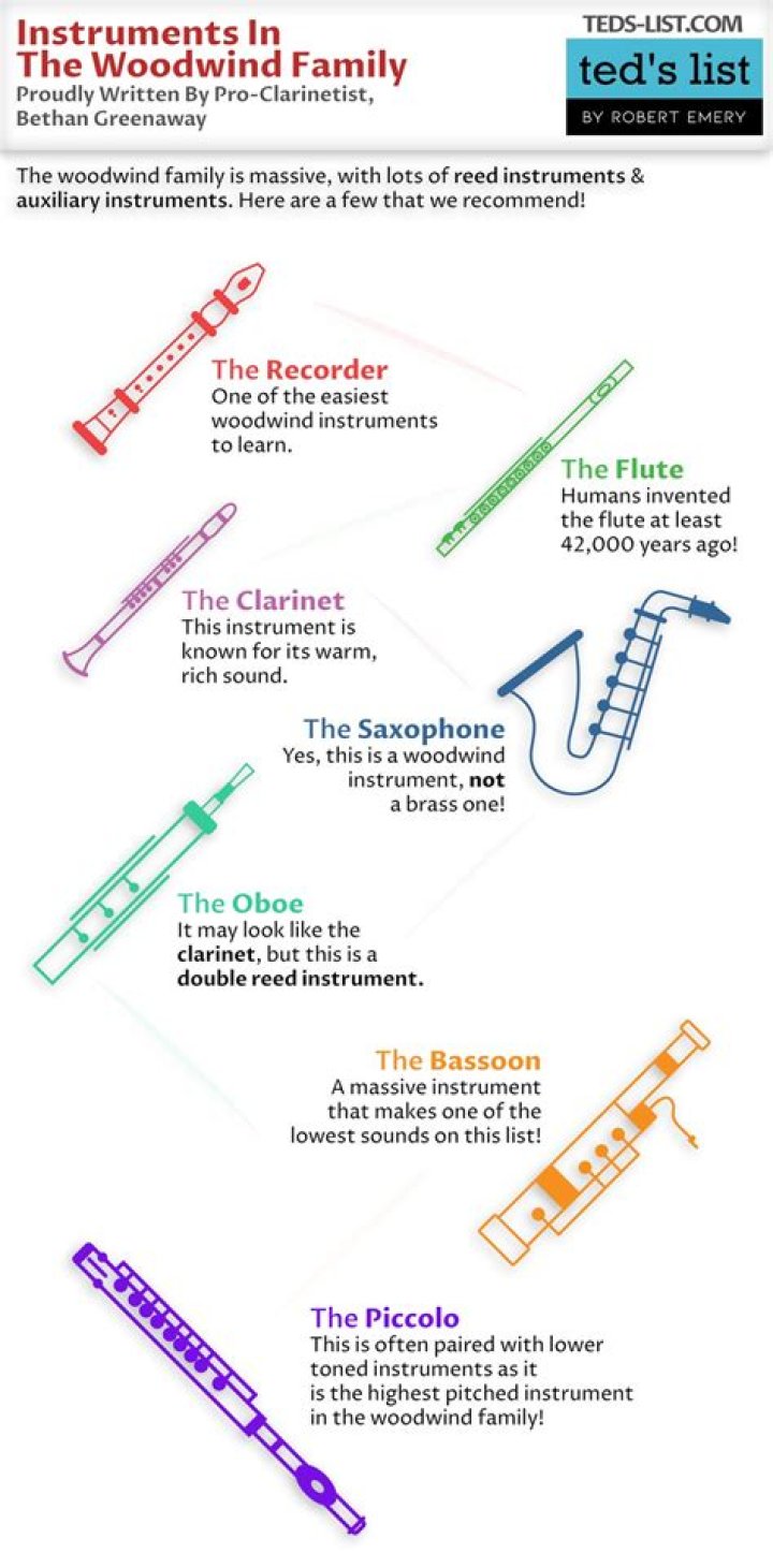 What instruments are in the pit?