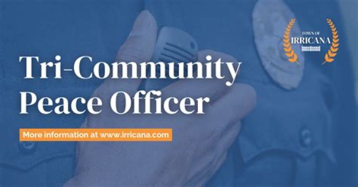 What is a community peace officer?