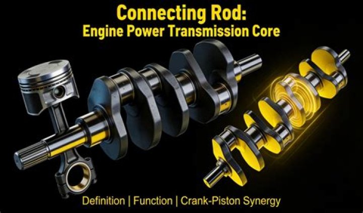 What is a connecting rod in an engine?