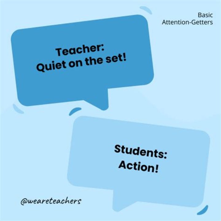 What is a good attention getter?