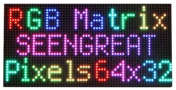 What is a matrix LED display?