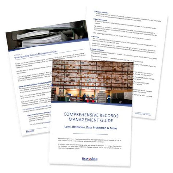 What is a records management manual?