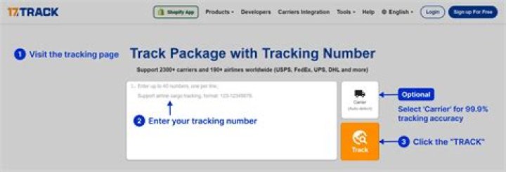 What is a tracking API?