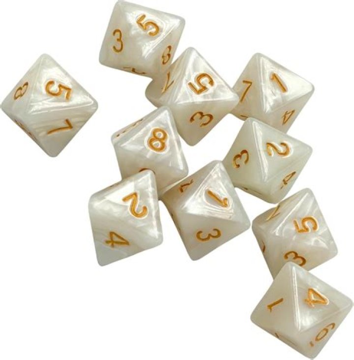 What is an 8 sided dice called?
