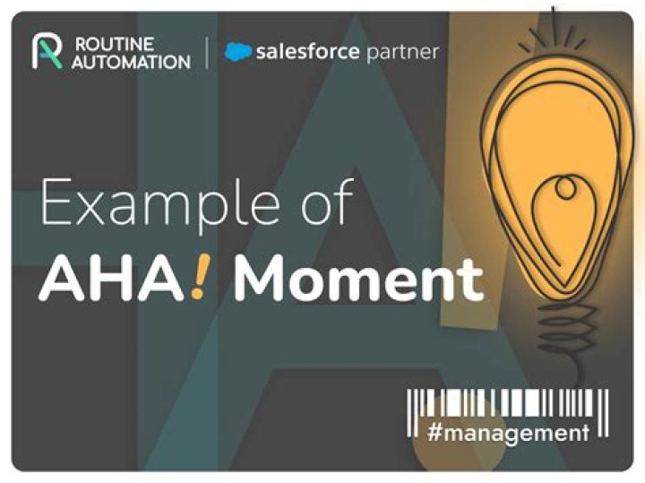 What is an A ha moment?