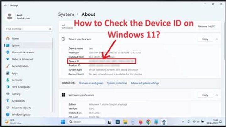 What is Deviceid?