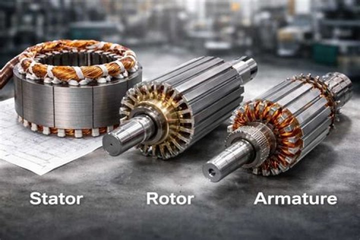 What is difference between armature and stator?