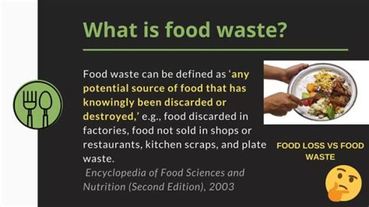 What is discarded food?