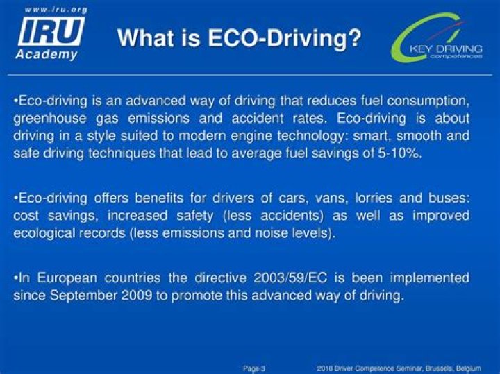 What is eco drive on a car?