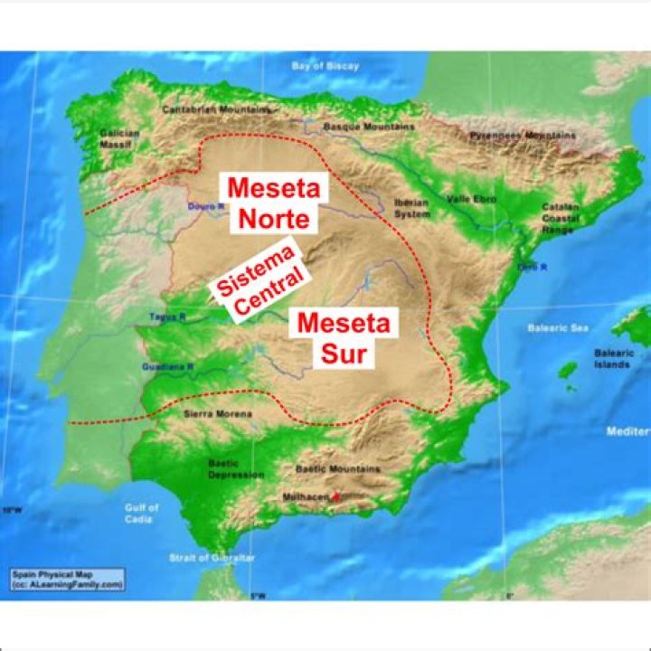 What is La Meseta in Spain?