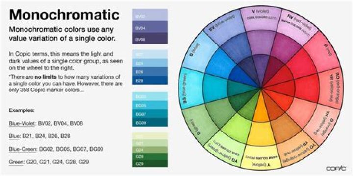 What is monochromatic color wheel?