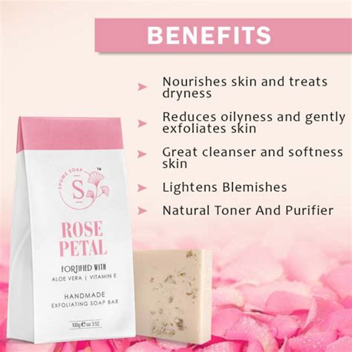 What is rose petal soap good for?