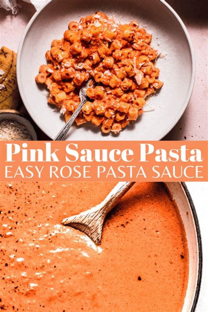 What is rose sauce made of?