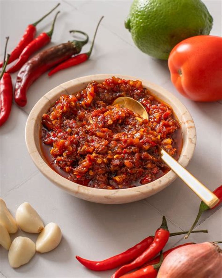 What is sambal made out of?