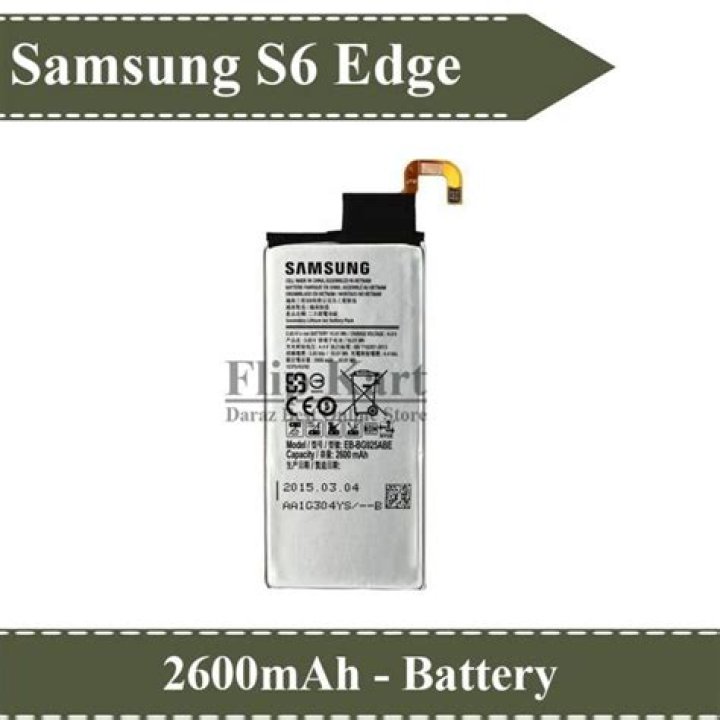 What is Samsung S6 edge battery capacity?