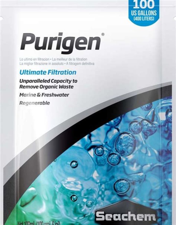 What is seachem Purigen used for?
