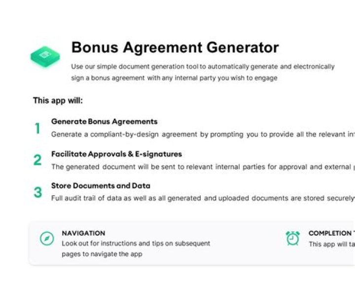 What is sign in bonus agreement?