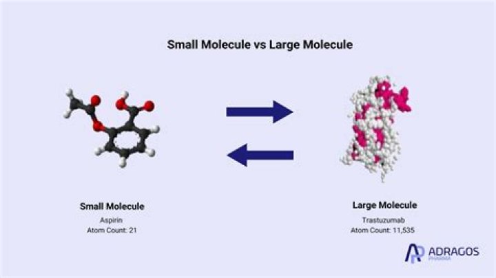 What is small molecule vs large molecule?