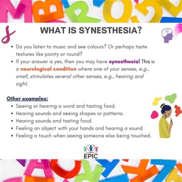 What is synaesthesia in simple terms?