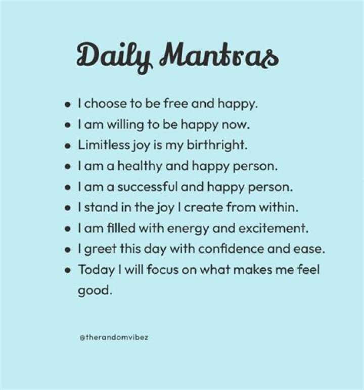 What is the mantra for dying?