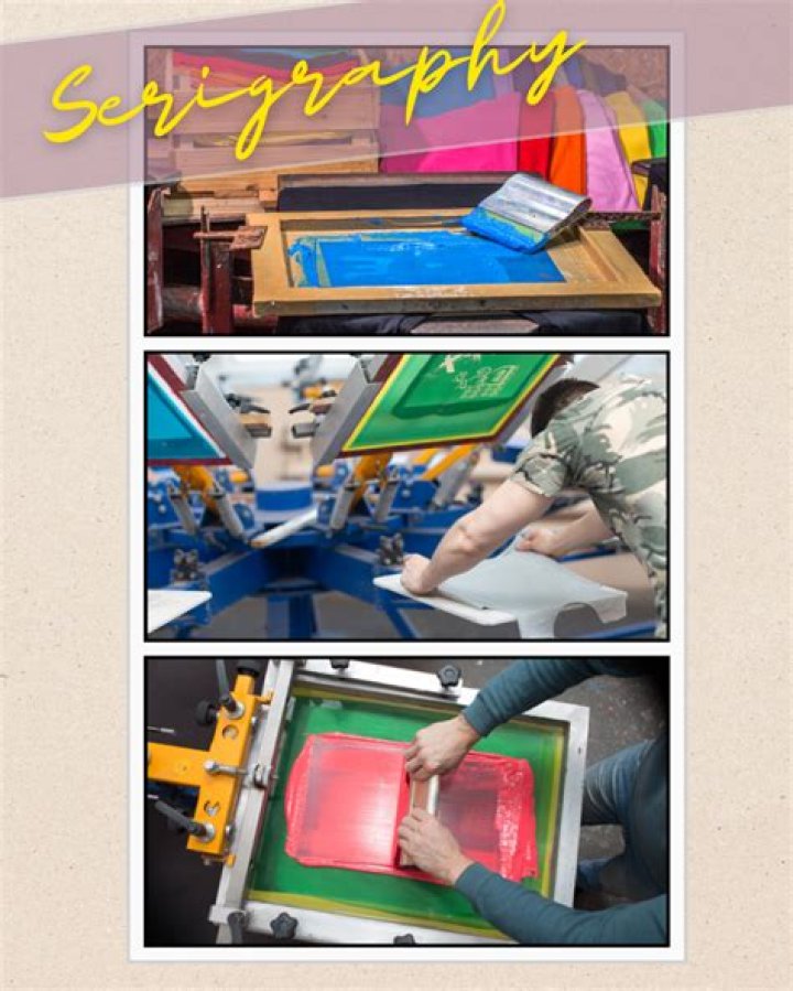What is the process of serigraphy?