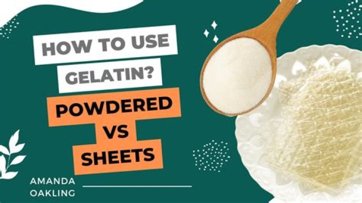 What is the purpose of using gelatin?