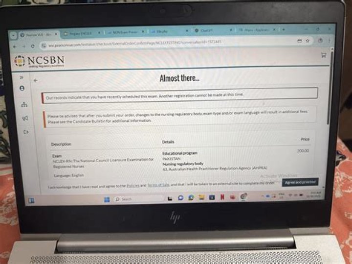 What is the registration time limit Ncsbn?