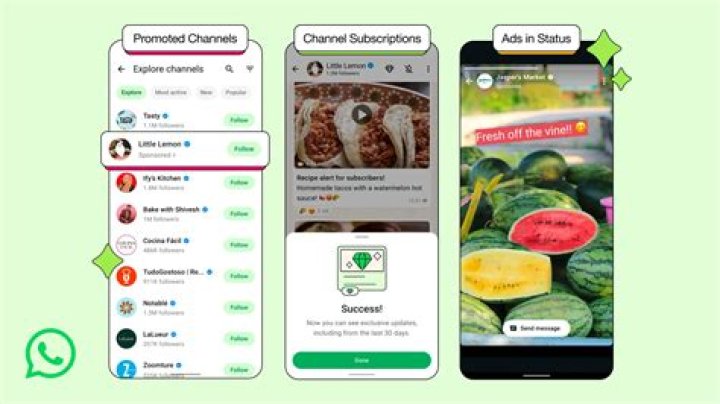 What is the status date on WhatsApp?