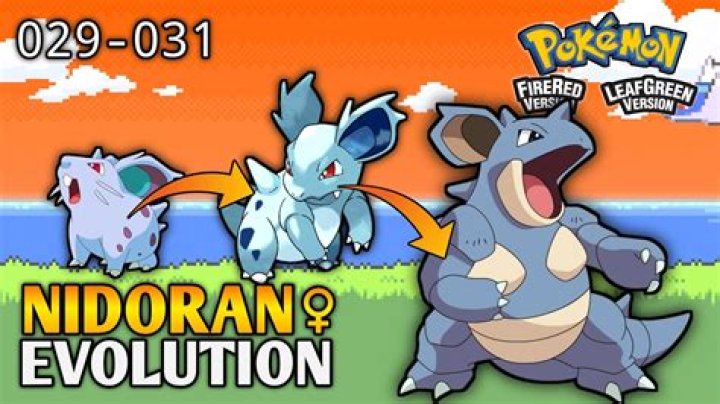 What LVL does Nidoran evolve?