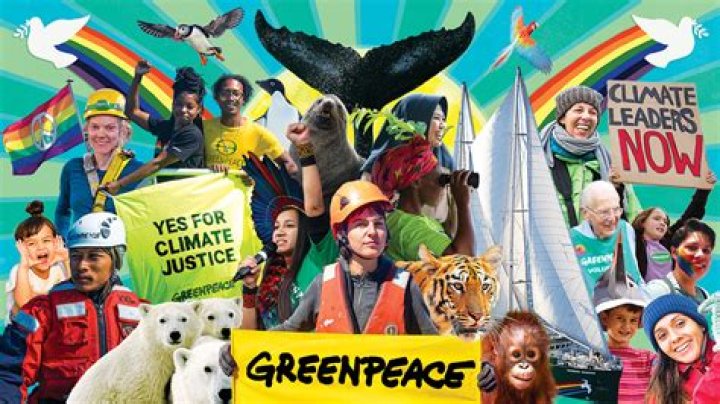 What nuclear testing site did Greenpeace protest?