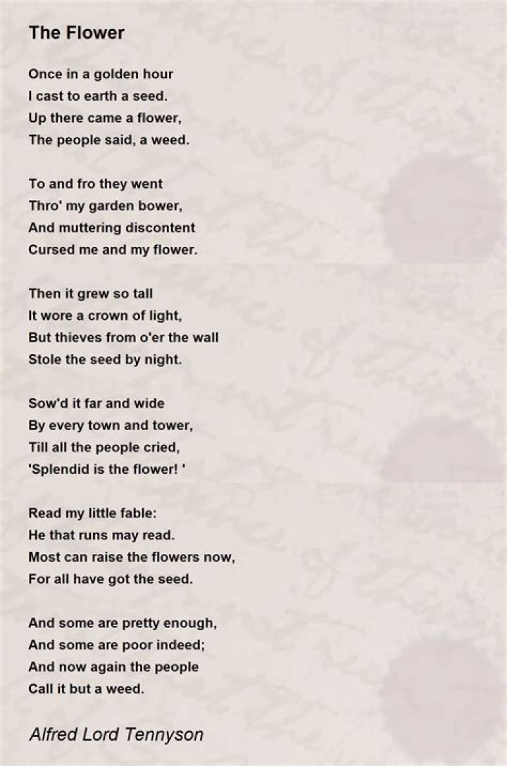 What poems did Lord Alfred Tennyson write?