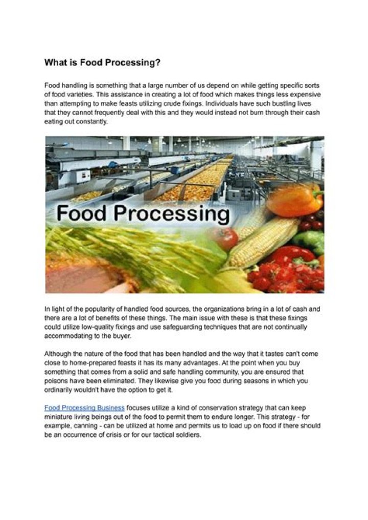 What process creates food?
